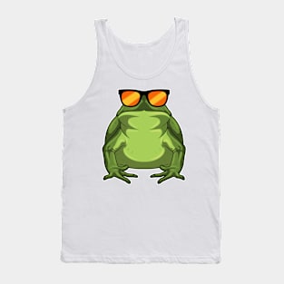 Frog with Sunglasses Tank Top